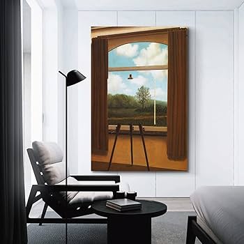 Amazon.co.jp: Rene Magritteルネ・マグリット画家作品「人間の